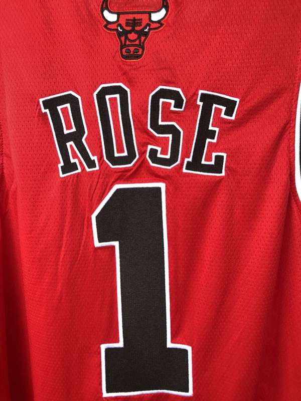 Chicago Bulls Red #1 ROSE Classics Basketball Jersey (Closely Stitched)