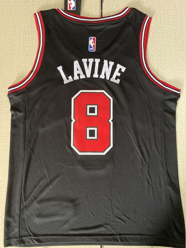 Chicago Bulls Black #8 LAVINE Classics Basketball Jersey (Stitched)