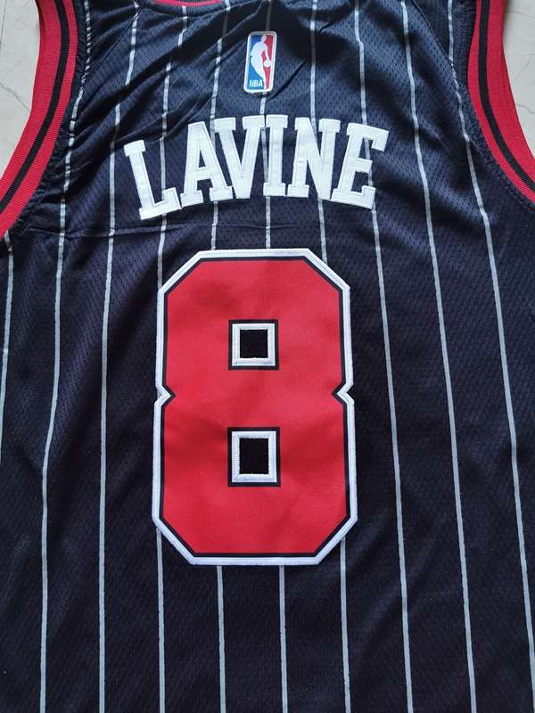 Chicago Bulls Black #8 LAVINE Classics Basketball Jersey 02 (Stitched)