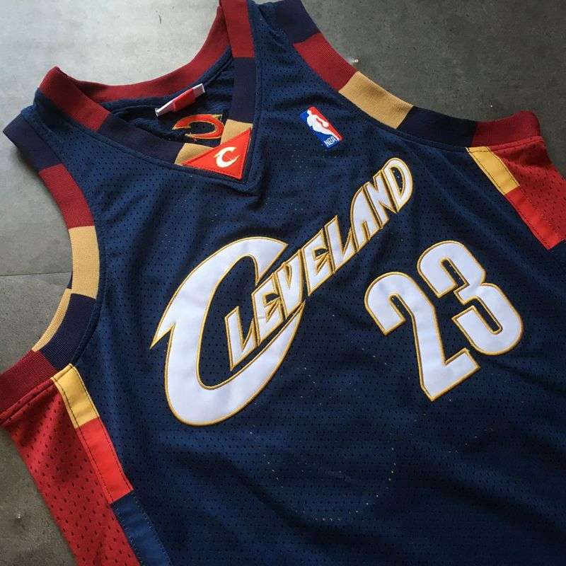 Cleveland Cavaliers 2008/09 Dark Blue #23 JAMES Classics Basketball Jersey (Closely Stitched)