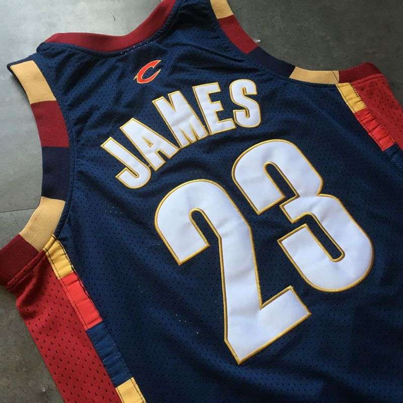 Cleveland Cavaliers 2008/09 Dark Blue #23 JAMES Classics Basketball Jersey (Closely Stitched)