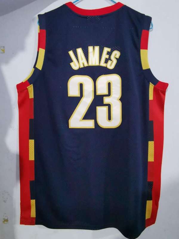 Cleveland Cavaliers 2008/09 Dark Blue #23 JAMES Classics Basketball Jersey (Stitched)