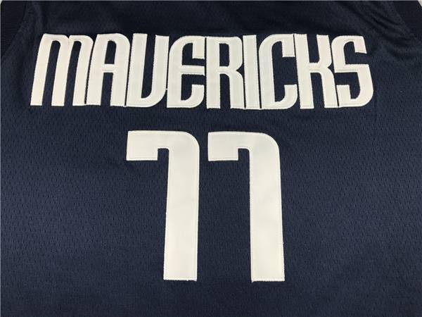 Dallas Mavericks 20/21 Dark Blue #77 DONCIC AJ Basketball Jersey (Stitched)