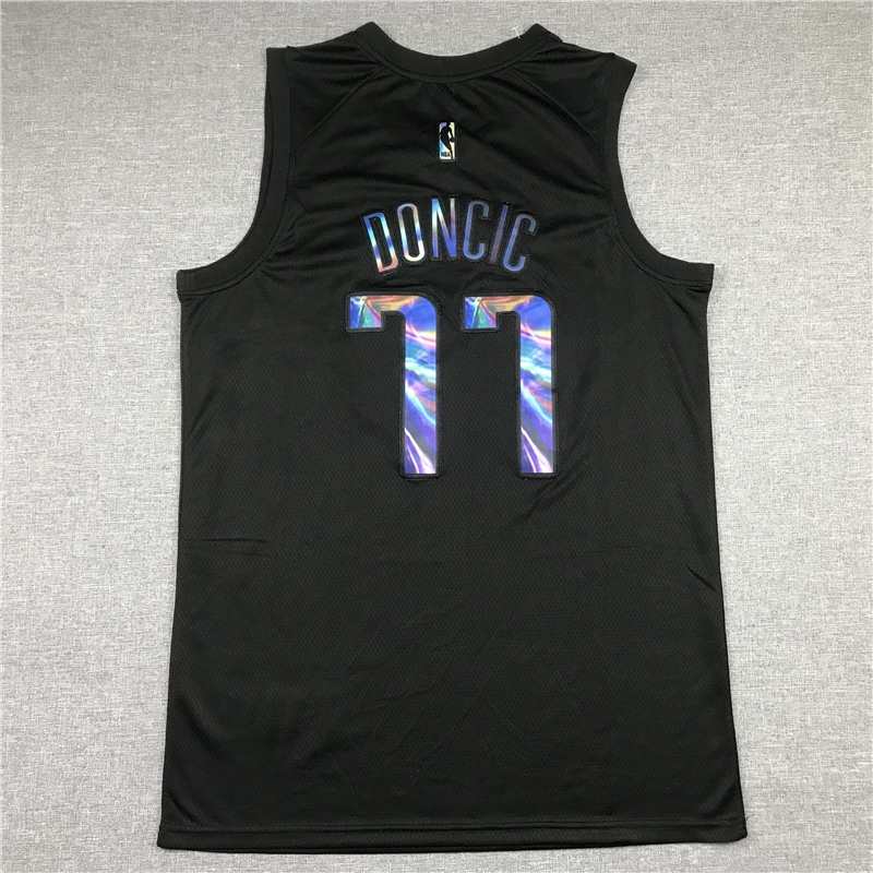 Dallas Mavericks 20/21 Black #77 DONCIC Basketball Jersey (Stitched)