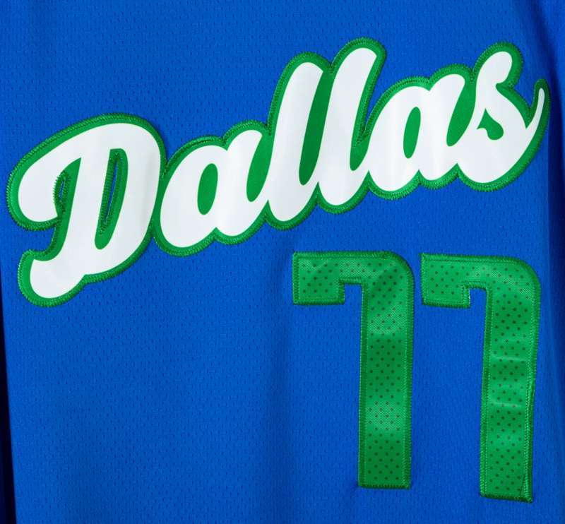 Dallas Mavericks 20/21 Blue #77 DONCIC City Basketball Jersey (Stitched)
