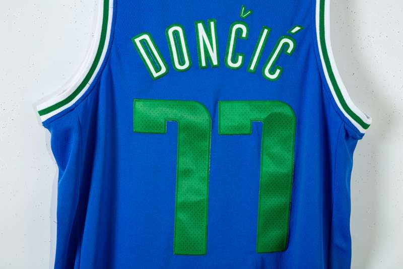 Dallas Mavericks 20/21 Blue #77 DONCIC City Basketball Jersey (Stitched)