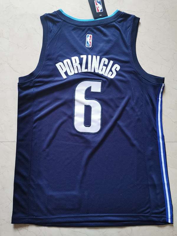 Dallas Mavericks 20/21 Dark Blue #6 PORZINGIS Basketball Jersey (Stitched)