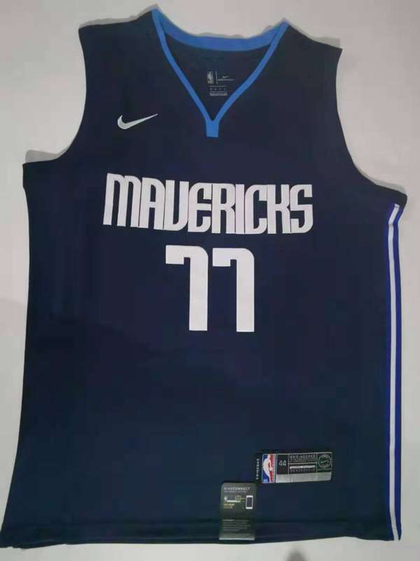 Dallas Mavericks 20/21 Dark Blue #77 DONCIC Basketball Jersey (Stitched)