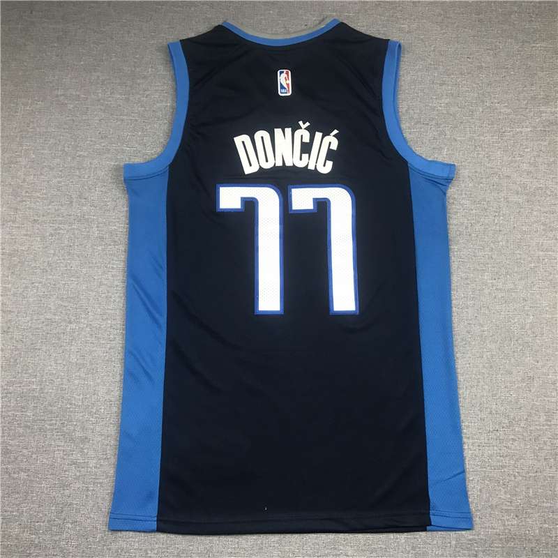 Dallas Mavericks 20/21 Dark Blue #77 DONCIC Basketball Jersey 02 (Stitched)