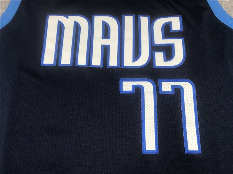 Dallas Mavericks 20/21 Dark Blue #77 DONCIC Basketball Jersey 02 (Stitched)