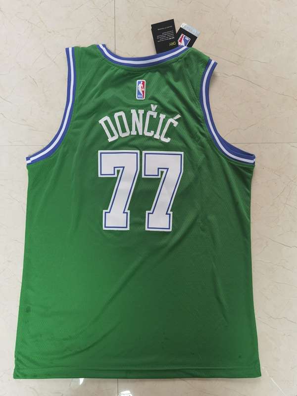 Dallas Mavericks 20/21 Green #77 DONCIC Basketball Jersey (Stitched)