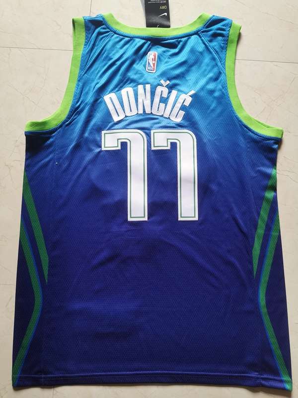 Dallas Mavericks 2020 Blue #77 DONCIC City Basketball Jersey (Stitched)