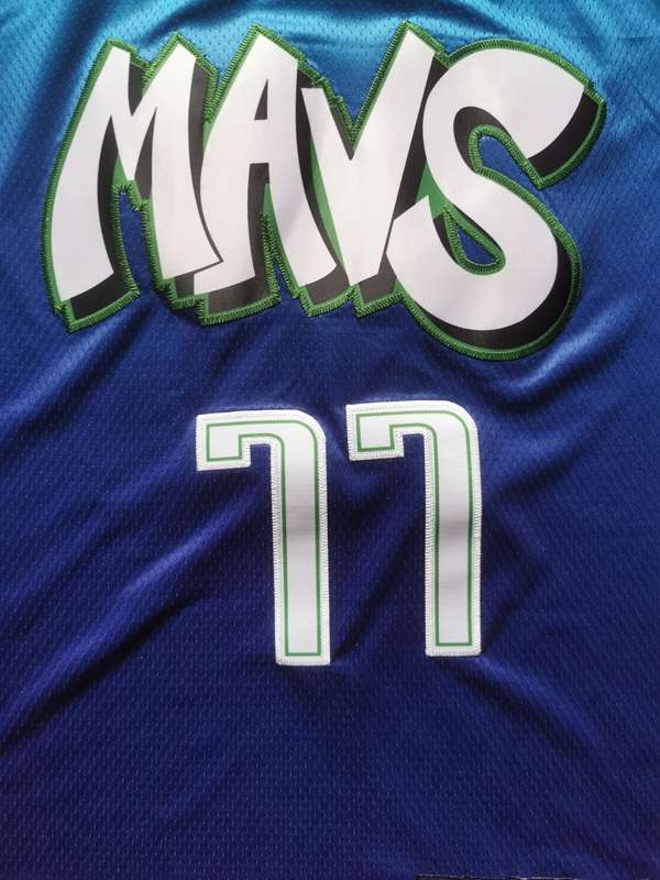 Dallas Mavericks 2020 Blue #77 DONCIC City Basketball Jersey (Stitched)