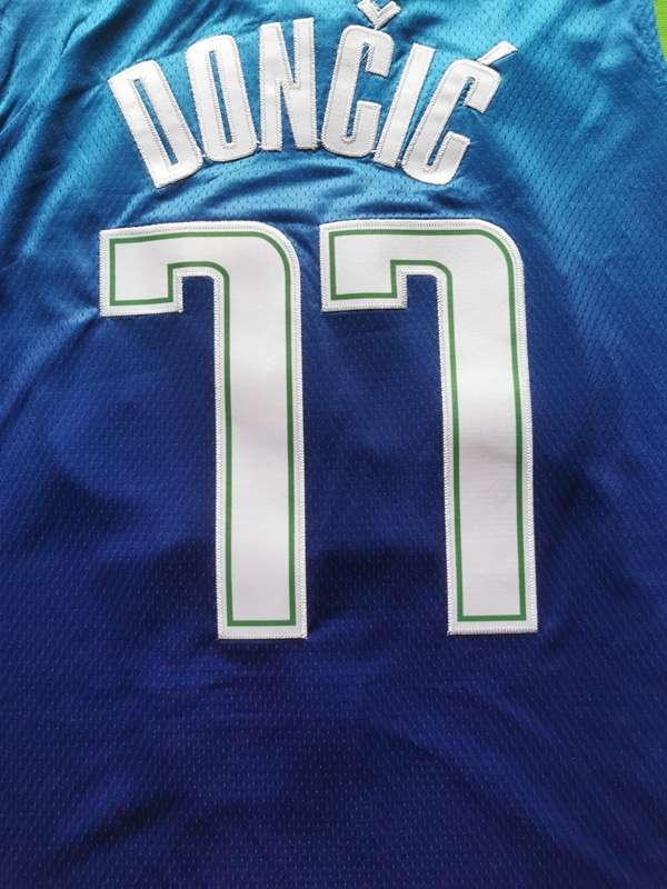 Dallas Mavericks 2020 Blue #77 DONCIC City Basketball Jersey (Stitched)