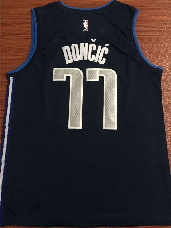 Dallas Mavericks 2020 Dark Blue #77 DONCIC Basketball Jersey (Stitched)