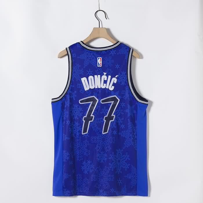 Dallas Mavericks 20/21 Blue #77 DONCIC Basketball Jersey 02 (Stitched)