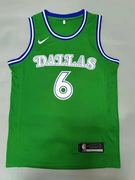 20/21 Dallas Mavericks Green #6 PORZINGIS Basketball Jersey (Stitched)