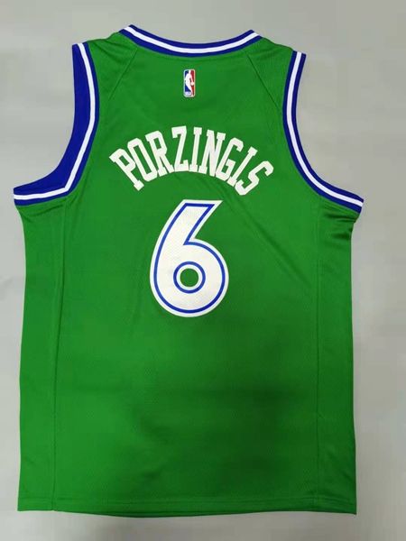 20/21 Dallas Mavericks Green #6 PORZINGIS Basketball Jersey (Stitched)