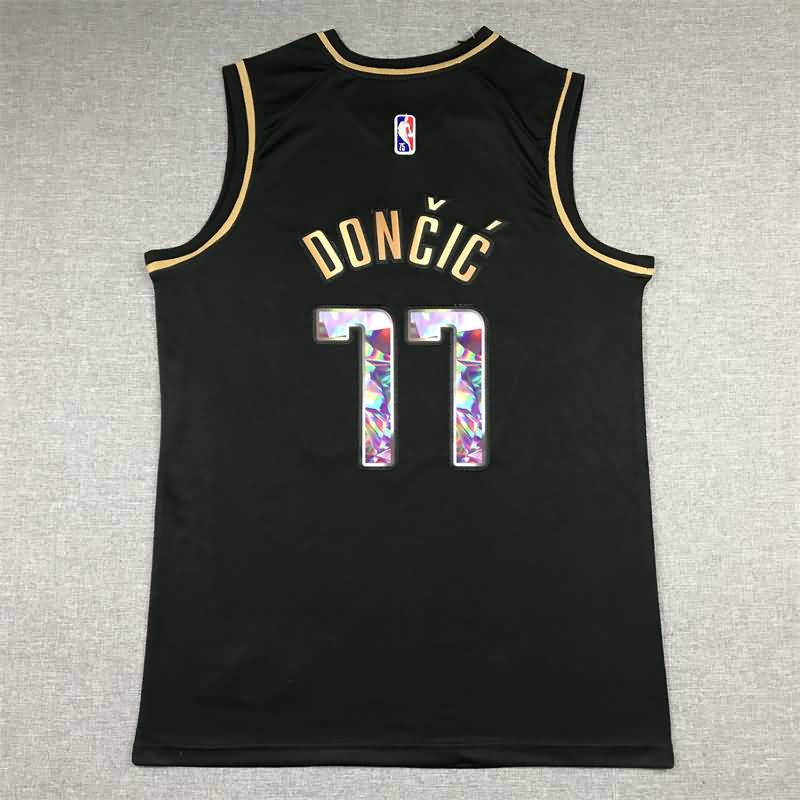 Dallas Mavericks 21/22 Black #77 DONCIC Basketball Jersey (Stitched)