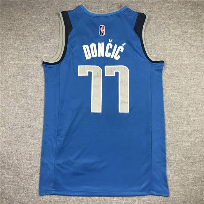 Dallas Mavericks 21/22 Blue #77 DONCIC Basketball Jersey (Stitched)