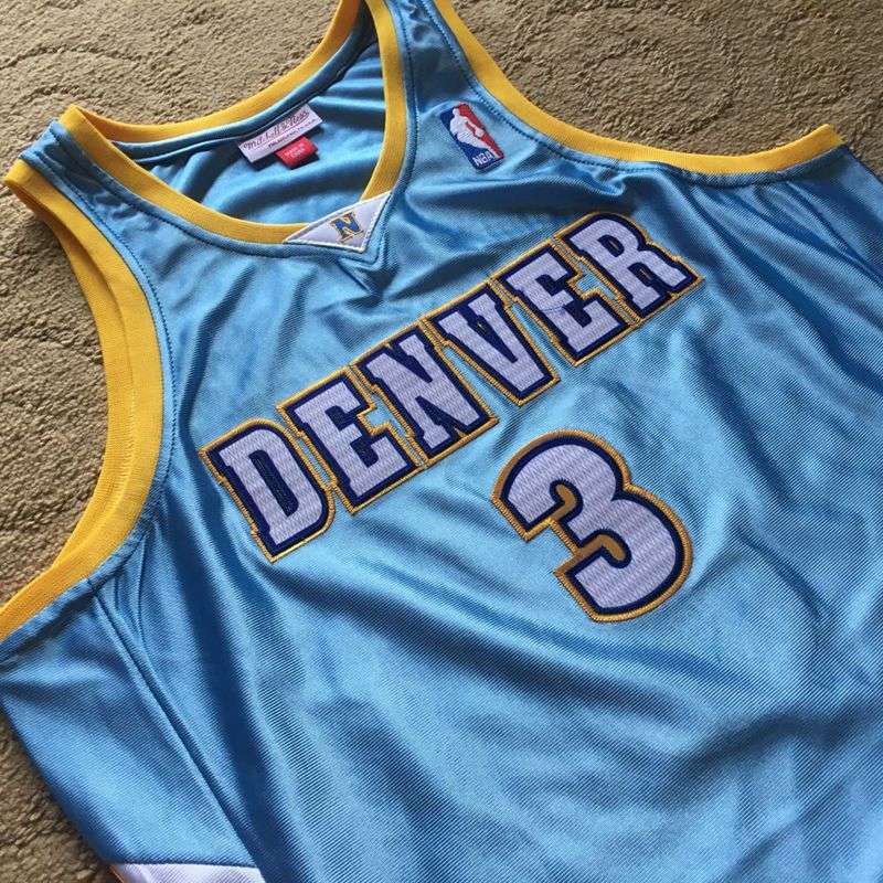 Denver Nuggets 2006/07 Light Blue #3 IVERSON Classics Basketball Jersey (Closely Stitched)