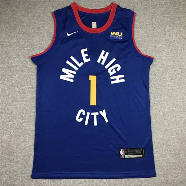 Denver Nuggets 20/21 Blue #1 PORTER JR. Basketball Jersey (Stitched)