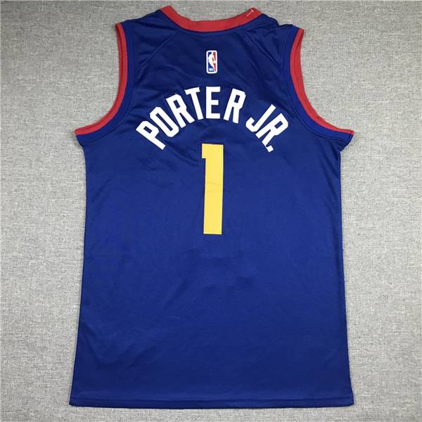 Denver Nuggets 20/21 Blue #1 PORTER JR. Basketball Jersey (Stitched)