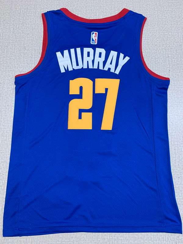 Denver Nuggets 20/21 Blue #27 MURRAY Basketball Jersey (Stitched)