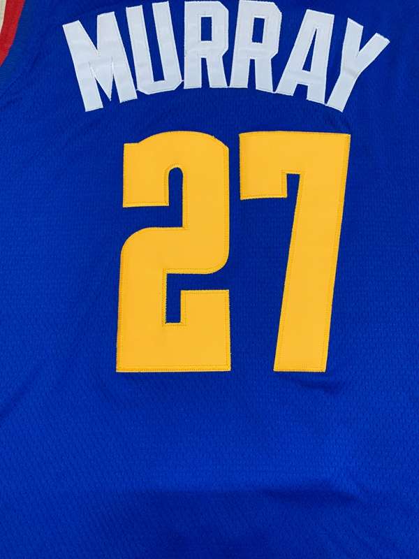 Denver Nuggets 20/21 Blue #27 MURRAY Basketball Jersey (Stitched)