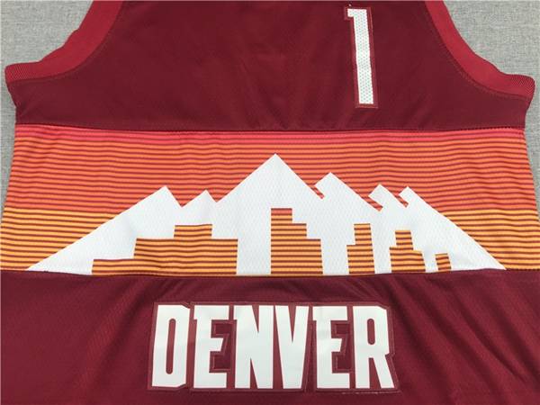 Denver Nuggets 20/21 Red #1 PORTER JR. City Basketball Jersey (Stitched)