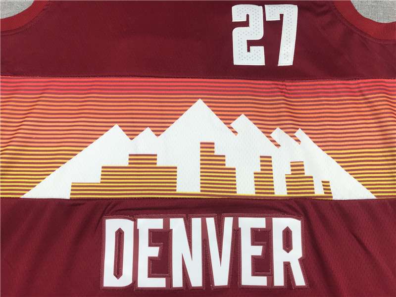 Denver Nuggets 20/21 Red #27 MURRAY City Basketball Jersey (Stitched)