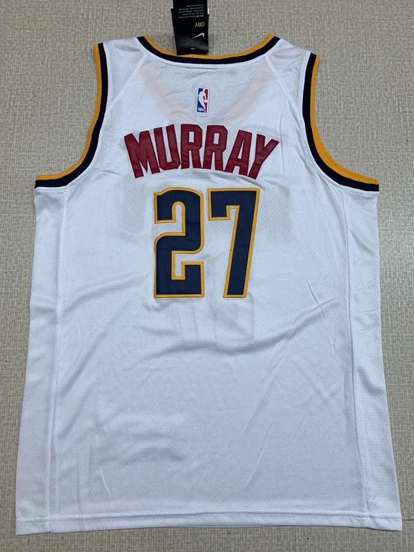 Denver Nuggets 20/21 White #27 MURRAY Basketball Jersey (Stitched)