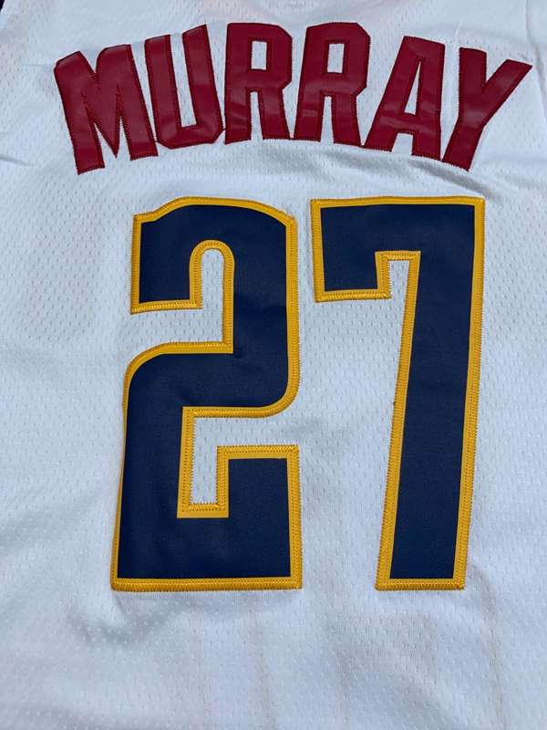 Denver Nuggets 20/21 White #27 MURRAY Basketball Jersey (Stitched)