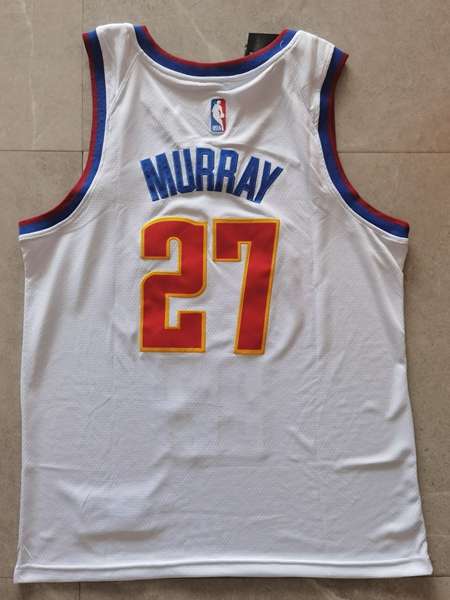 Denver Nuggets 20/21 White #27 MURRAY Basketball Jersey 02 (Stitched)