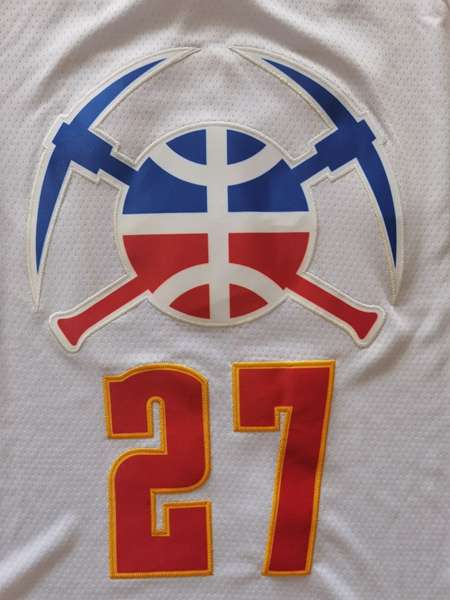 Denver Nuggets 20/21 White #27 MURRAY Basketball Jersey 02 (Stitched)