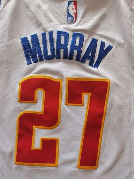 Denver Nuggets 20/21 White #27 MURRAY Basketball Jersey 02 (Stitched)