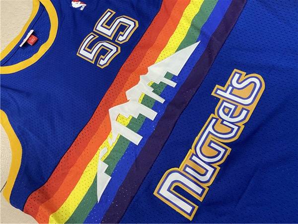 Denver Nuggets 1991/92 Blue #55 MUTOMBO Classics Basketball Jersey (Stitched)