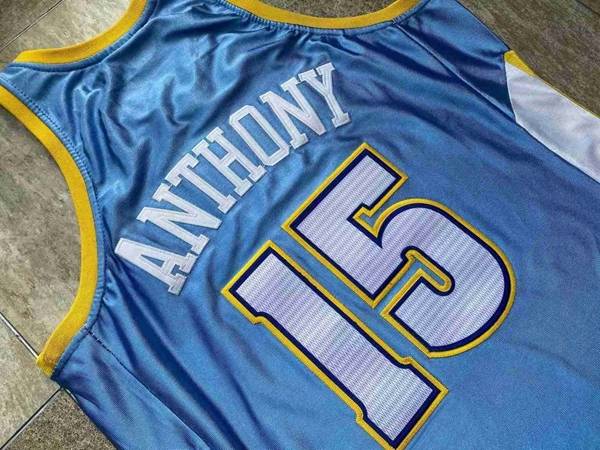 2003/04 Denver Nuggets Blue #15 ANTHONY Classics Basketball Jersey (Closely Stitched)