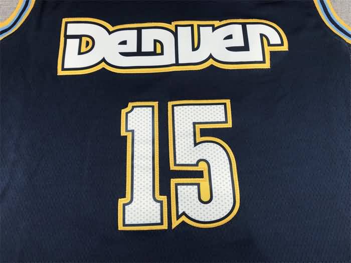 Denver Nuggets 21/22 Dark Blue #15 JOKIC City Basketball Jersey (Stitched)