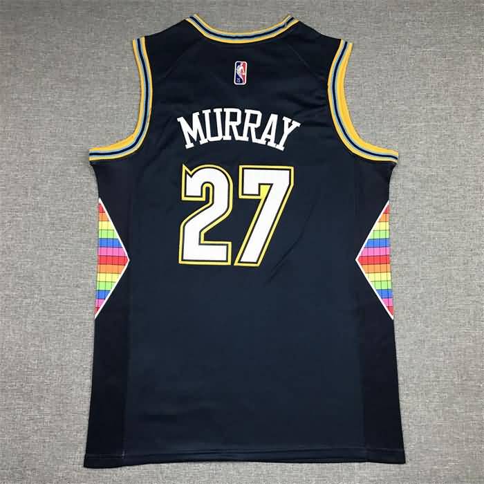 Denver Nuggets 21/22 Dark Blue #27 MURRAY City Basketball Jersey (Stitched)