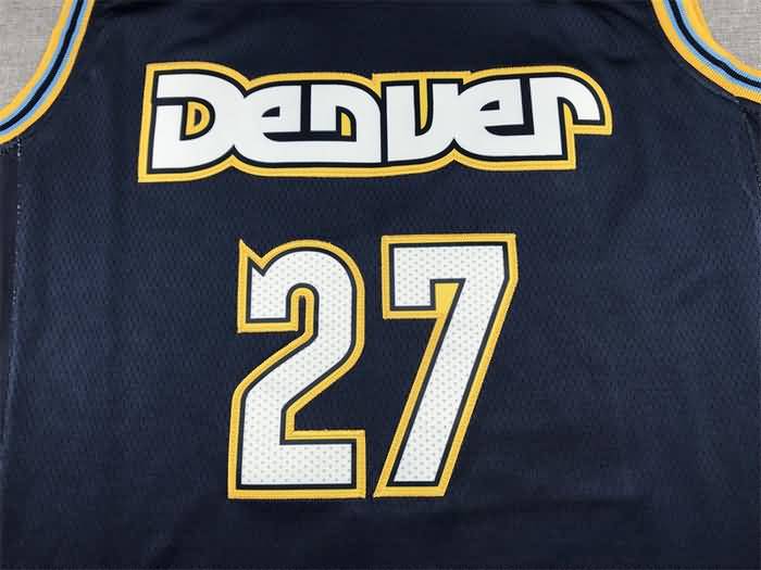 Denver Nuggets 21/22 Dark Blue #27 MURRAY City Basketball Jersey (Stitched)