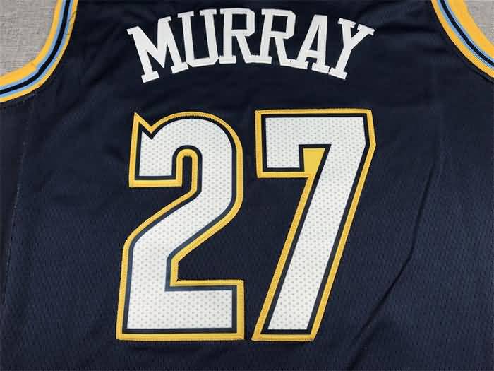 Denver Nuggets 21/22 Dark Blue #27 MURRAY City Basketball Jersey (Stitched)