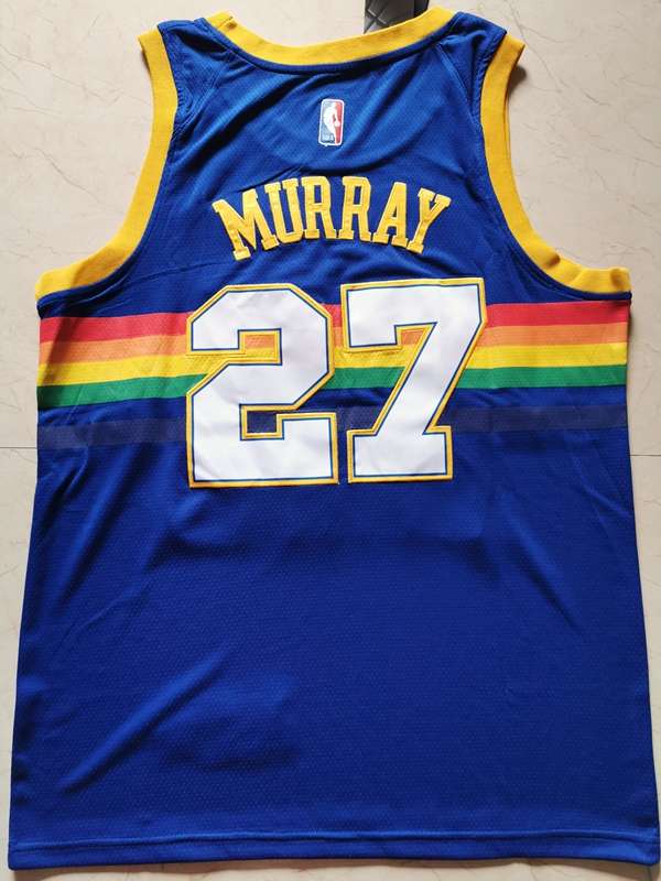 Denver Nuggets Blue #27 MURRAY Classics Basketball Jersey (Stitched)
