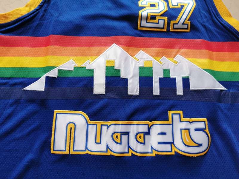 Denver Nuggets Blue #27 MURRAY Classics Basketball Jersey (Stitched)