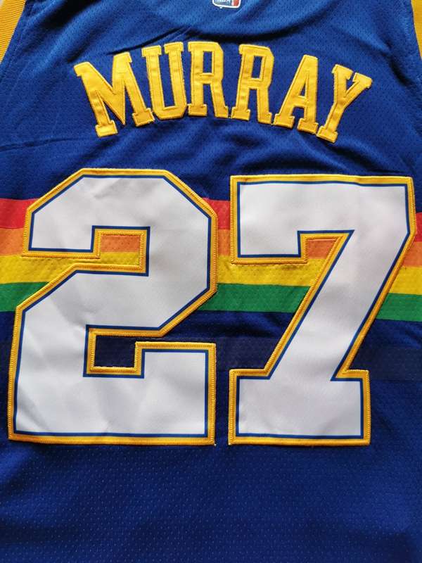 Denver Nuggets Blue #27 MURRAY Classics Basketball Jersey (Stitched)