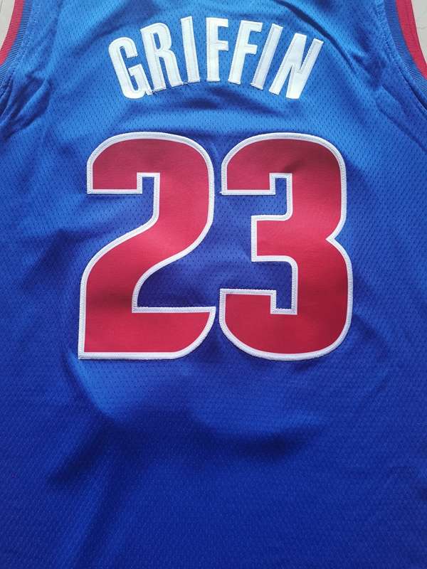 Detroit Pistons 20/21 Blue #23 GRIFFIN Basketball Jersey (Stitched)