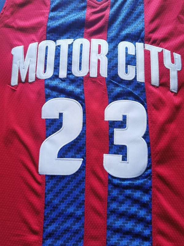 Detroit Pistons 2020 Red #23 GRIFFIN City Basketball Jersey (Stitched)