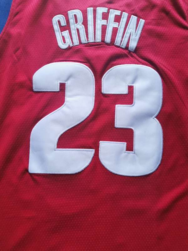 Detroit Pistons 2020 Red #23 GRIFFIN City Basketball Jersey (Stitched)