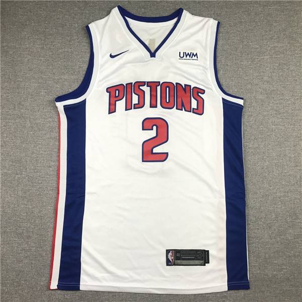 Detroit Pistons 20/21 White #2 CUNNINGHAM Basketball Jersey (Stitched)