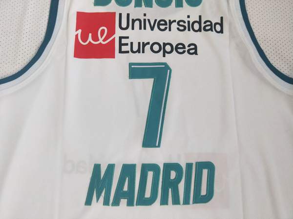 Real Madrid White #7 DONCIC Basketball Jersey (Stitched)